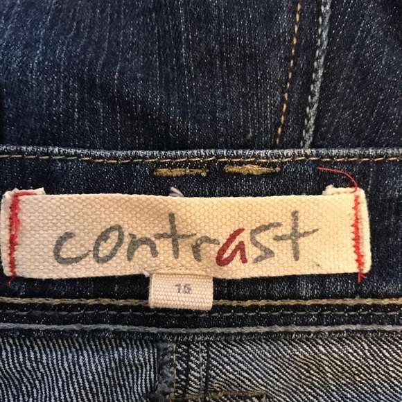 𝅺Contrast denim Jeans size 15 - Picture 4 of 4
